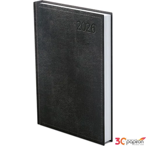 Határidőnapló Traditional 2026 T022 B6 Napi Fekete Toptaimer 2026 kollekció!