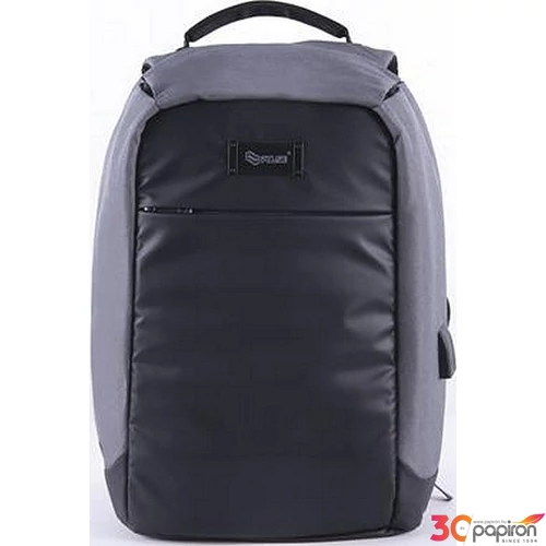 Hátizsák Pulse notebook 15, 6'' lopásbiztos Maze szürke Iskolaszerek Pulse 121535
