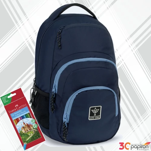 Ars Una hátizsák 24'' AU-2 Navy (5382) 54853829 Praktikus kamaszoknak zsebbel l