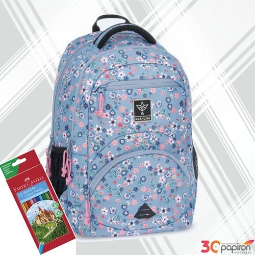Ars Una ergonómikus hátizsák 2 27L Pearl Blossom blue (5376) 24 55833769 prémium 3év garancia