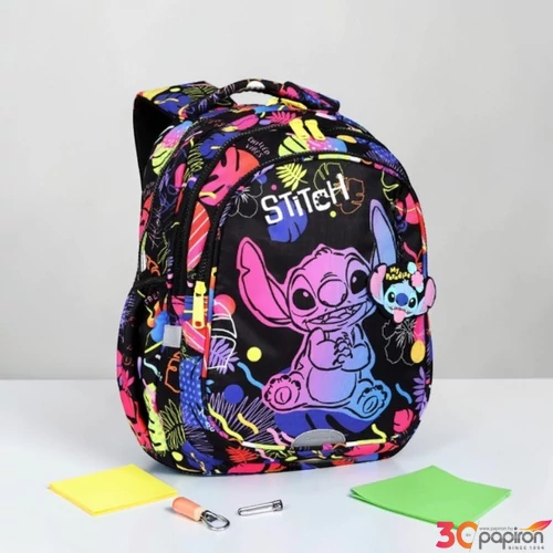 Hátizsák Stitch kiskamaszoknak Stitch pasztel 25x39x33x11