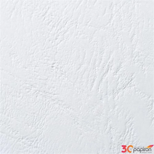 Hátlap A4 250g bőr mintázat GBC LeatherGrain fehér