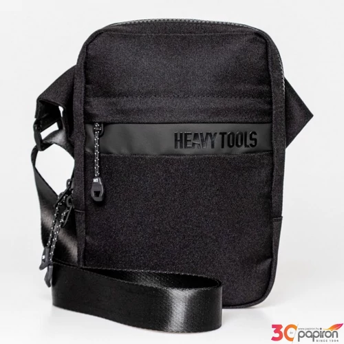 Heavy Tools Oldaltáska 25' Egnon25 Black 23x16,5x3,5cm B03-011S25