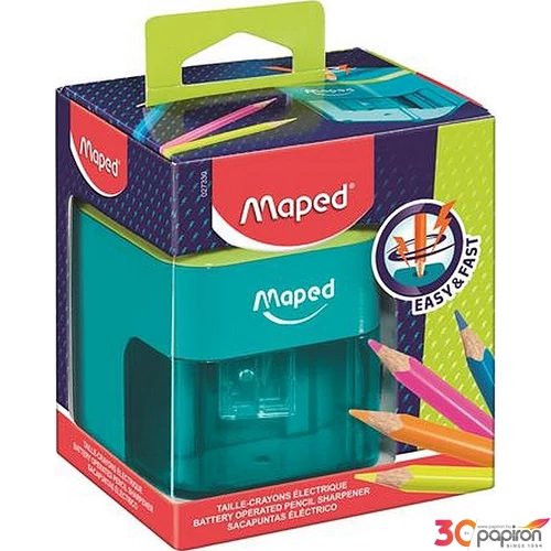 Asztali hegyező Elektromos Maped Turbo Twist 2.0 1lyukú tartályos Írószerek Kores 35818