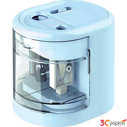 Hegyező Elektromos Rapesco PS12-USB 2lyukú tartályos világoskék Írószerek Rapesco 1446