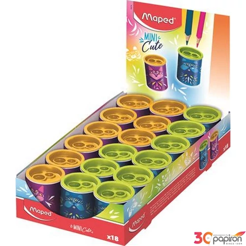 Hegyező kétlyukú Maped tartályos, Mini Cute vegyes színek IMA044116