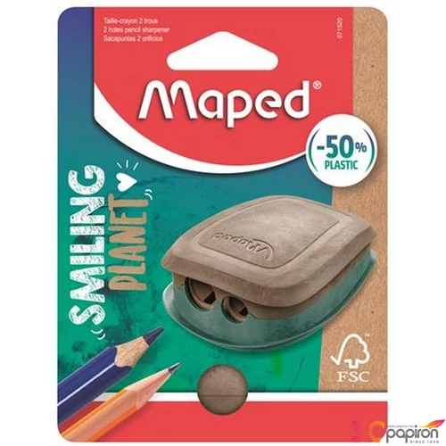 Hegyező kétlyukú Maped Tartályos, Műanyag, Fsc, Smiling Planet IMA071520FM