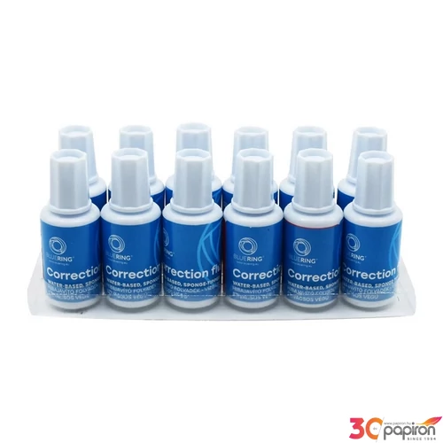 Hibajavító folyadék 20ml vízbázisú szivacsos végű Bluering