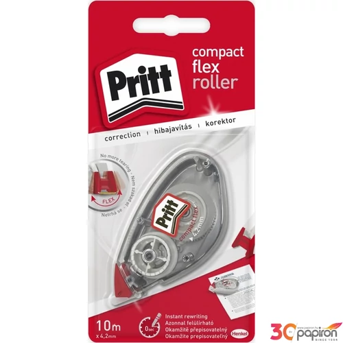 Hibajavító roller 4,2mm Pritt Compakt-Roller eldobható 4,2mmx10m-es szalag