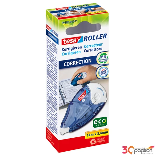 Hibajavító roller 8, 4mm TESA Roller utántölthető 8, 4mmx14m TESA 59880