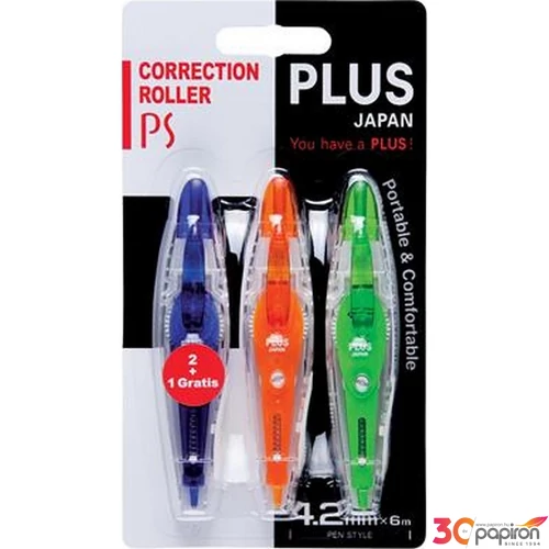 Hibajavító roller Plus 4,2mm x 6m, PS, 3 különböző szín