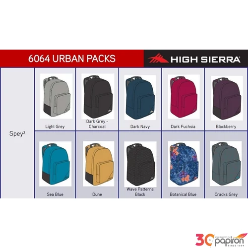 High Sierra iskolai hátitáska Spey2 - URBAN PACKS BACKPACK