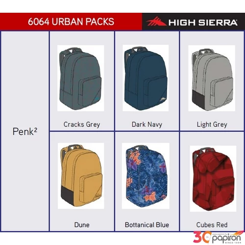 High Sierra laptopháti 15, 6 Penk2 - URBAN PACKS LAPTOP BACKPACK