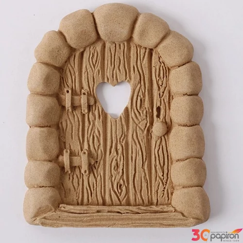 Hőre lágyuló fa Ajtó 8 x 6 cm