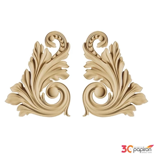 Hőre lágyuló fa ciráda 8,0 x 6,0 x 0,8 cm - 2 db-os DU 02