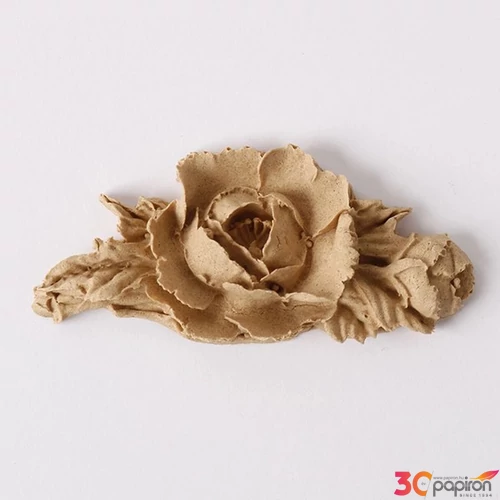 Hőre lágyuló fa Rózsa girland 6,5 x 3 cm