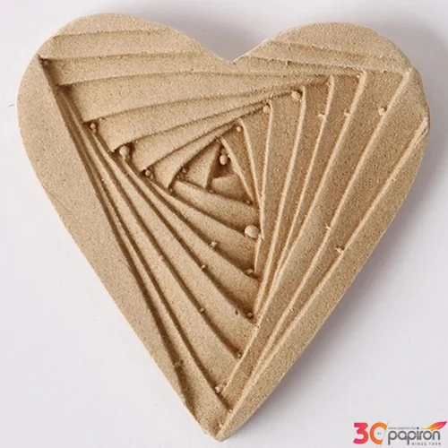 Hőre lágyuló fa Szív 5 x 6 cm