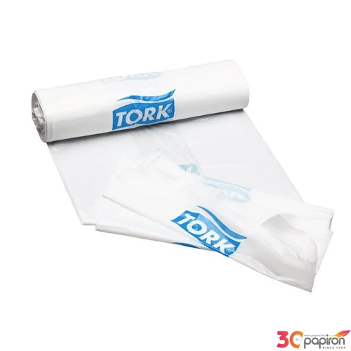 Hulladékgyűjtő zsák 20 l B2 rendszer TORK fehér