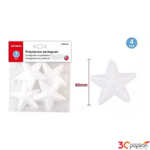 Hungarocel csillag 4db-os 8cm 25