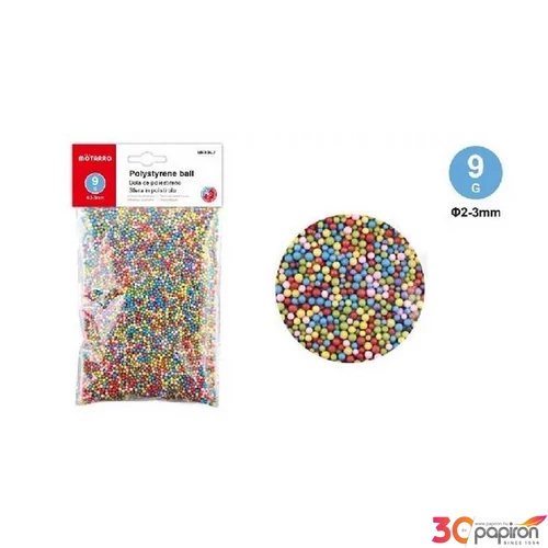 Hungarocel golyók vegyes színek 2-3mm 9g 25