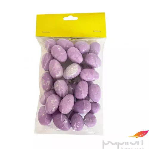 Húsvéti dekor tojás hungarocell, lila színű 36db/csomag