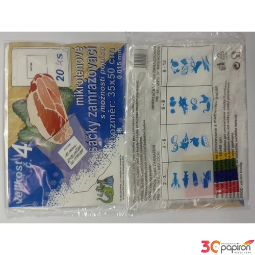 Hűtőtasak EKOZ 35X50 17mikronos SZM-0006
