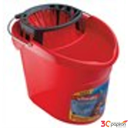 Vileda Supermop vödör piros csavarókosaras 10L Vileda F2531V/F25317