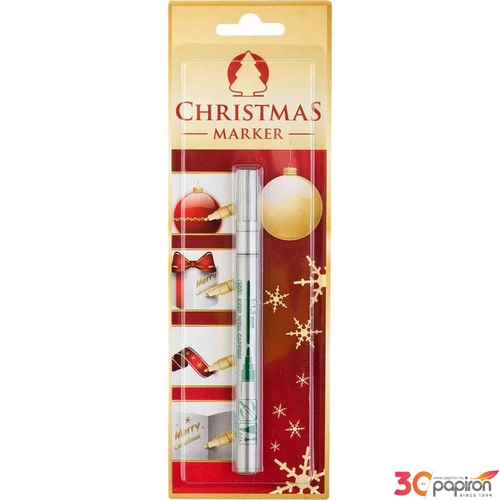 ICO Christmas Marker M ezüst bliszteres 