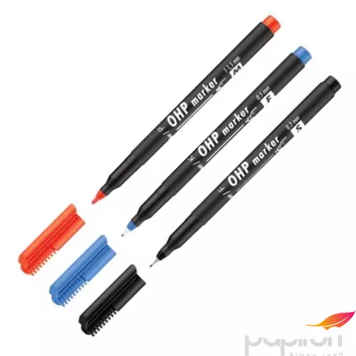 ICO OHP marker M piros permanent alkoholos marker 1-1,5mm OHP marker ICO M