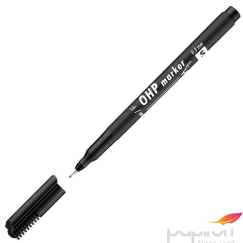 ICO OHP marker S fekete permanent alkoholos marker 0,3mm OHP marker ICO S