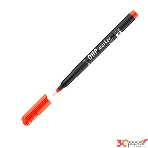 ICO OHP marker S piros permanent alkoholos marker 0,3mm OHP marker ICO S