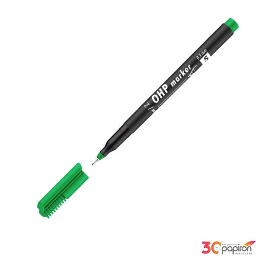 ICO OHP marker S zöld permanent alkoholos marker 0,3mm OHP marker ICO S