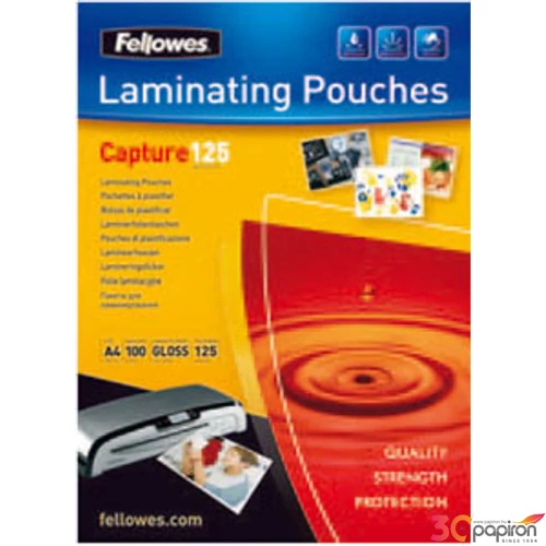 LamináLó fólia 125mik Fellowes 65x95 fényes 100ív/csomag CRC53067