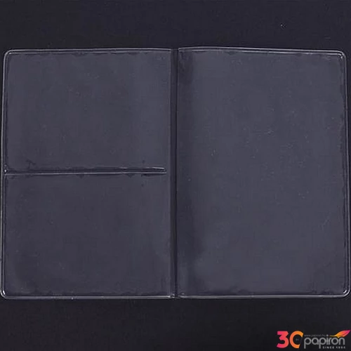 Igazolványtartó PVC osztott tok, átlátszó