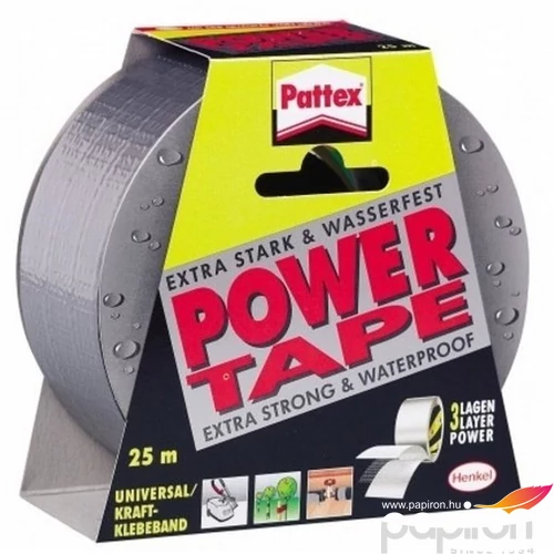 Ragasztószalag Henkel Pattex Power Tape 50x25m ezüst 445977/1677377