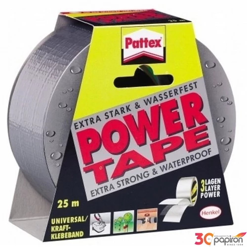 Ragasztószalag Henkel Pattex Power Tape 50x25m ezüst 445977/1677377