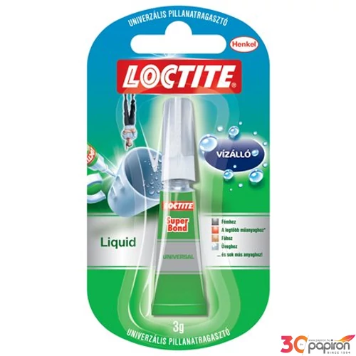 Pillanatragasztó 3gr Loctite Super Bond Liquid Henkel