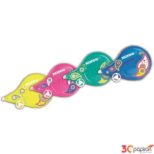 Hibajavító roller 4,2mmx8 m KORES Fantasy Scooter vegyes színek KORES irodai kiegészítők