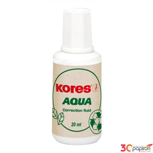 Hibajavító folyadék 20ml Kores Aqua, vízbázisú