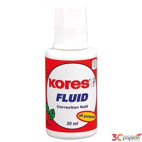 Hibajavító folyadék 20ml Kores Fluid, alkoholos
