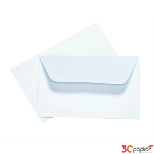 Boríték névjegy fehér Euro 70x117mm 80gr. fehér ofszet