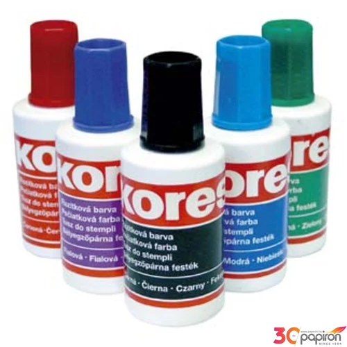 Bélyegzőfesték Kores fekete Bélyegzőfestékek 27ml KORES 71038/71338