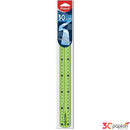 Vonalzó 30cm műanyag Maped Twist'n Flex hajlítható Irodai kiegészítők Maped 027900