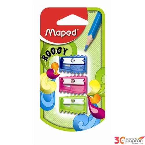 Hegyező 1lyukú Maped Boogy tartályos vegyes színek 3db-os Írószerek Maped 034019