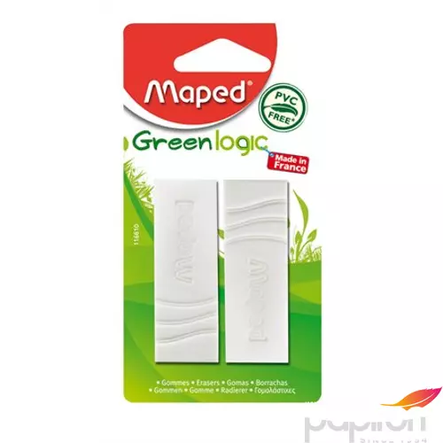 Radír Maped Greenlogic PVC-mentes ergonómikus 2db-os Javítás, ragasztás Maped 116610