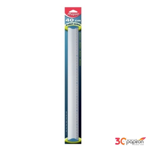 Vonalzó 40cm fém Maped Protect System alumínium Irodai kiegészítők Maped 120040