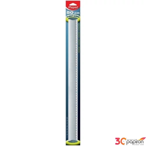 Vonalzó 50cm fém Maped Protect System alumínium Irodai kiegészítők Maped 120050