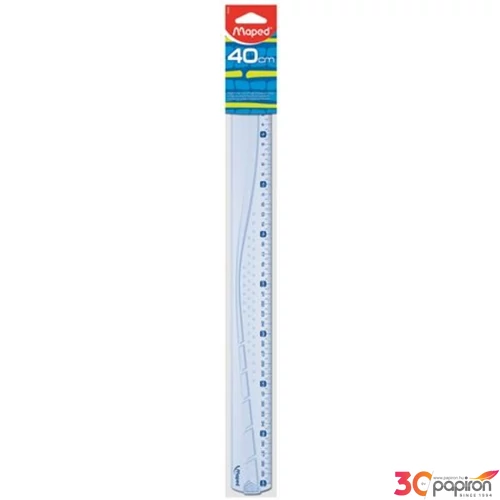 Vonalzó 40cm műanyag Maped Geometric áttetsző Irodai kiegészítők Maped 242040