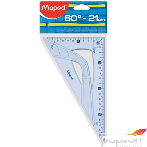 Vonalzó háromszög 60° 21cm Maped Geometric műanyag Irodai kiegészítők Maped 242621