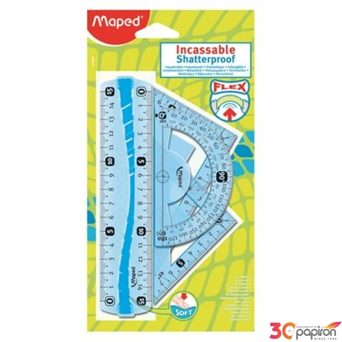 Vonalzókészlet 4db-os Maped Flex mini hajlítható műanyag Irodai kiegészítők Maped 244069